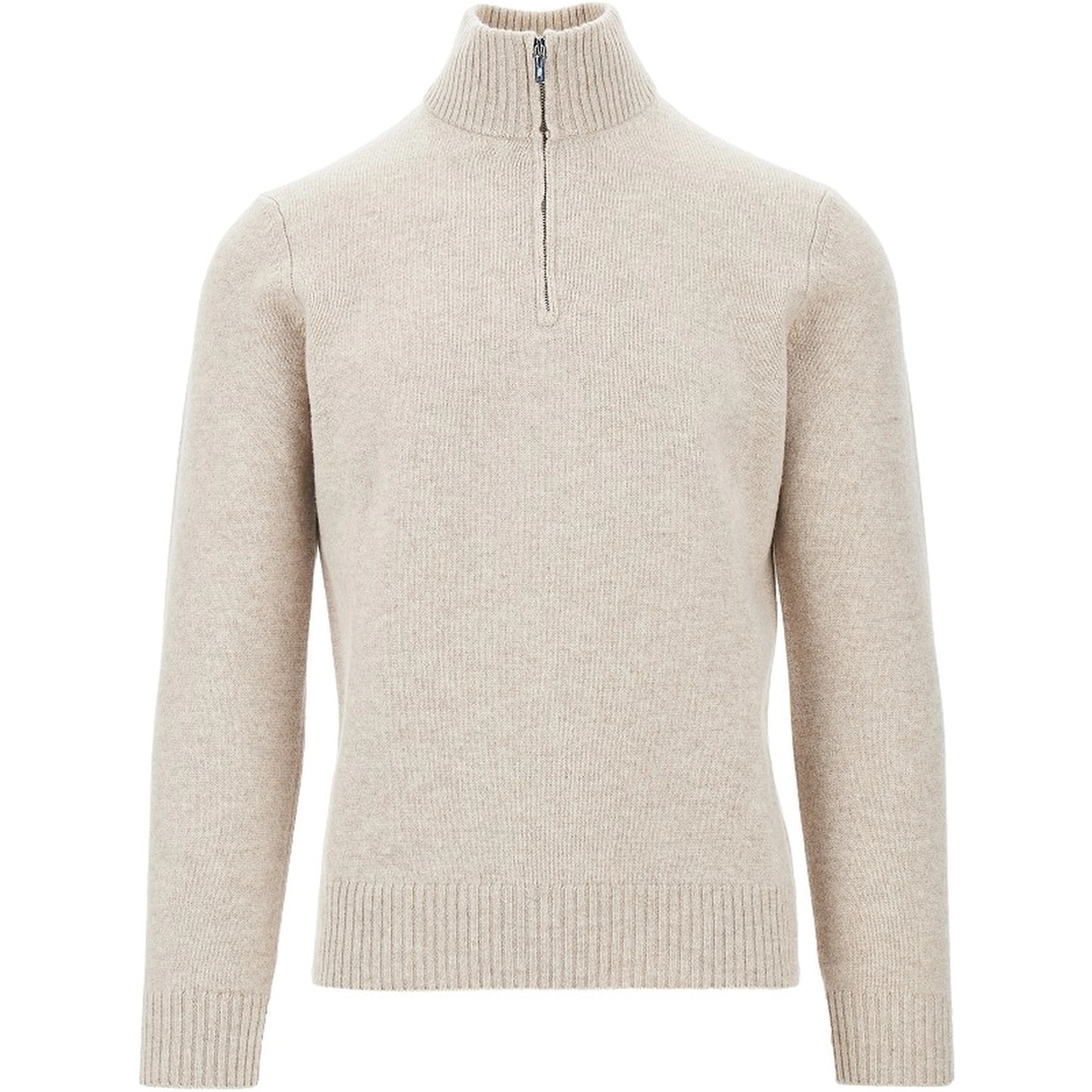 Wool quarter-zip sweater