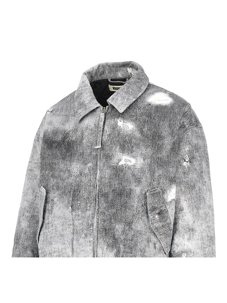 'WBBao' printed cotton bomber jacket alternative