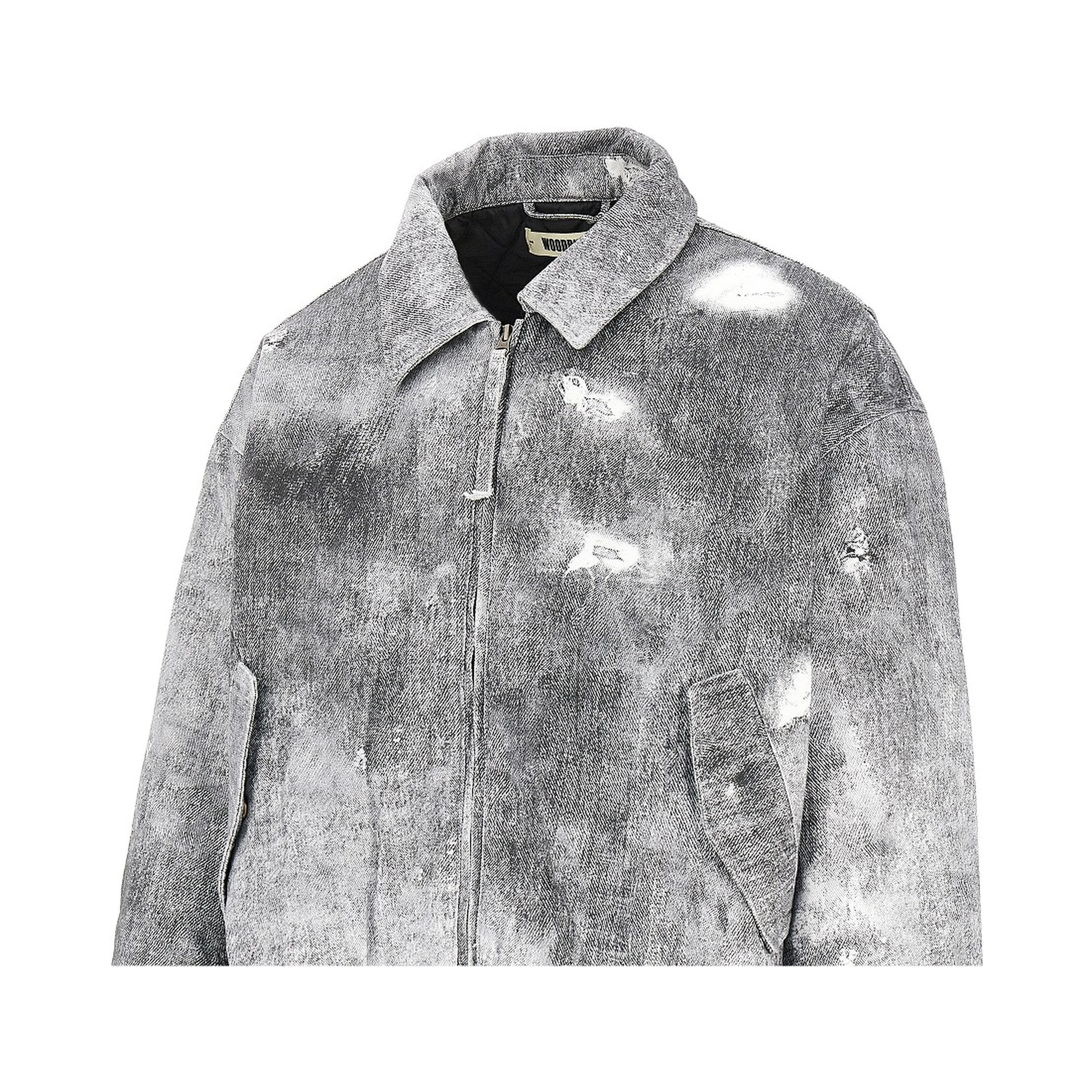 'WBBao' printed cotton bomber jacket