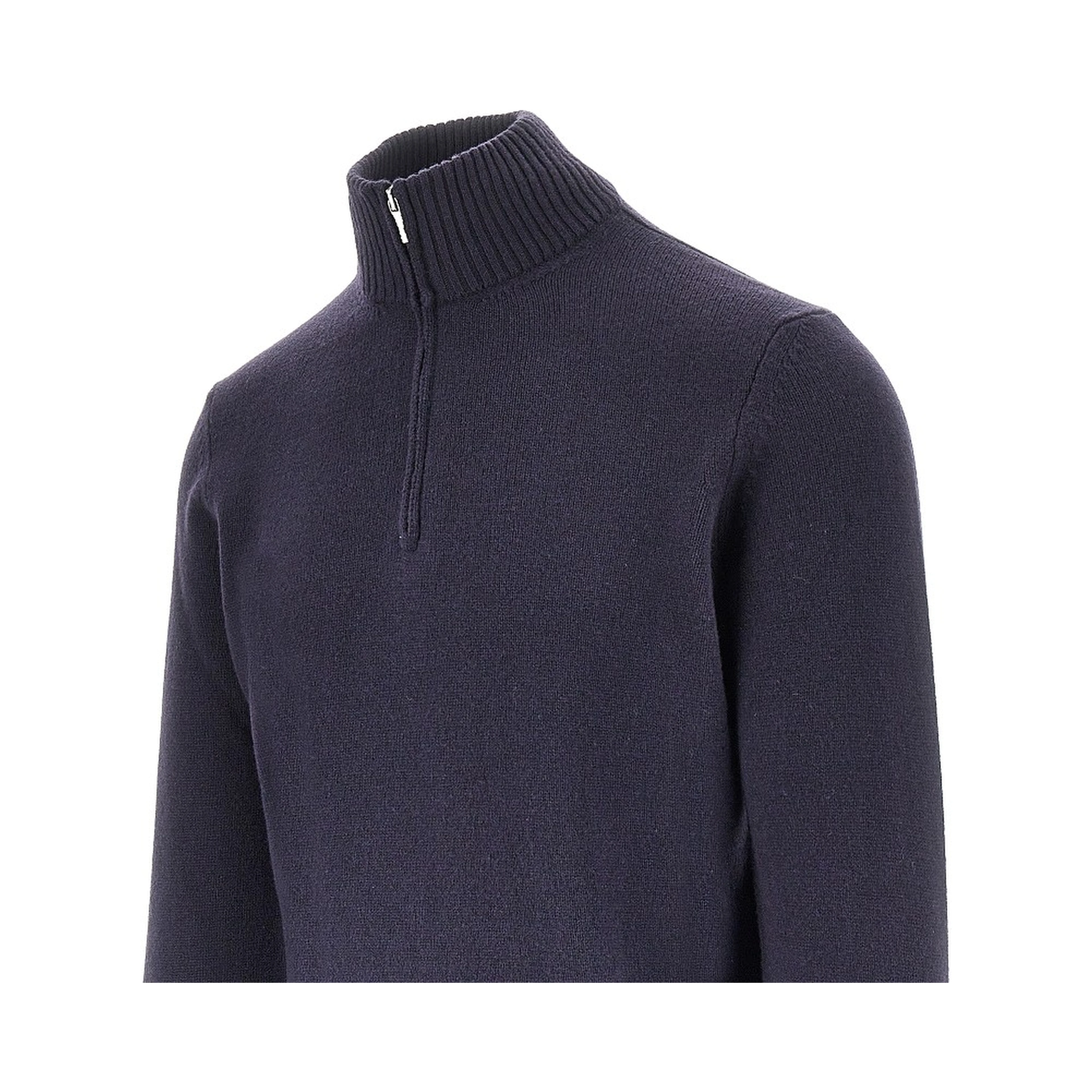 Wool quarter-zip sweater