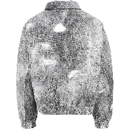 'WBBao' printed cotton bomber jacket