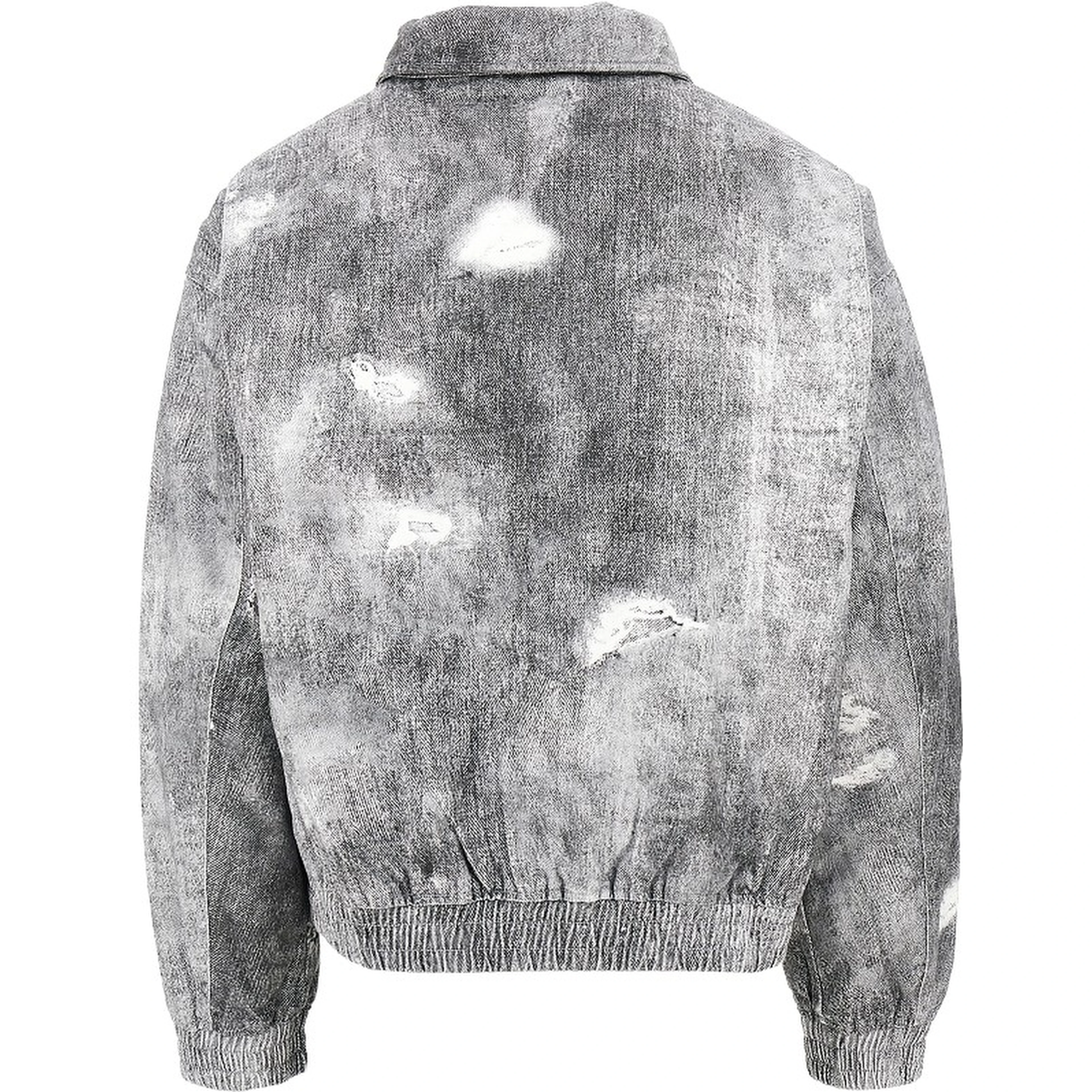 'WBBao' printed cotton bomber jacket