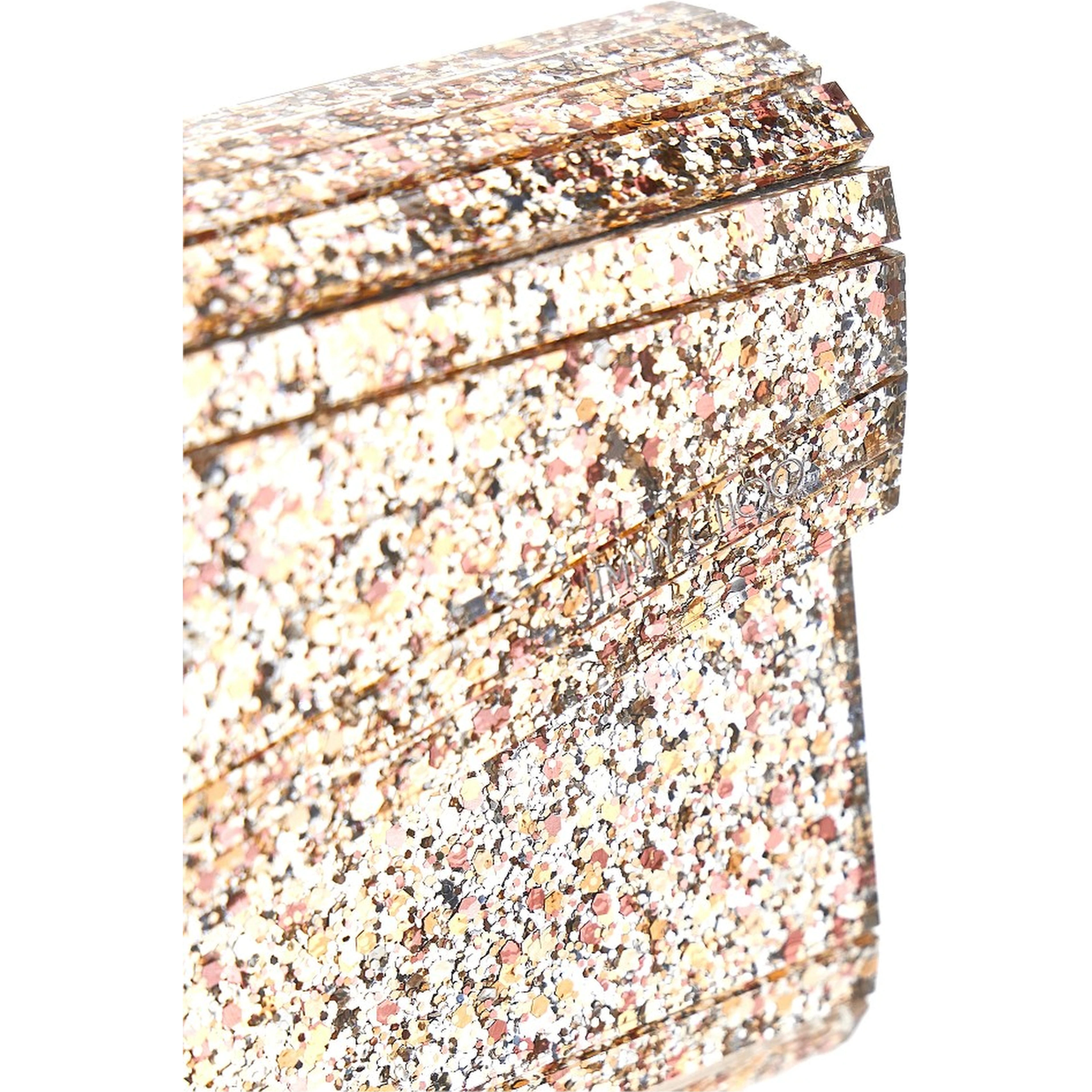 'Candy' glittered clutch