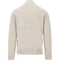 Wool quarter-zip sweater