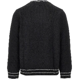 'Ready When Worn' embroidery sweater