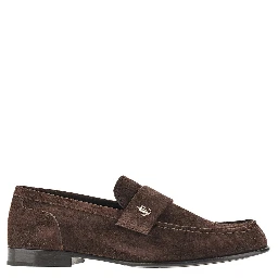 'Ellis' suede leather loafers