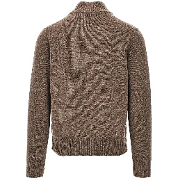 Wool cardigan with buttons closure