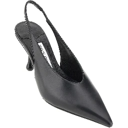 'Isa' leather slingback pumps