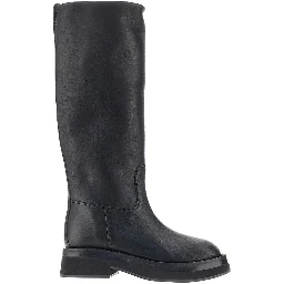 'Napa' leather boots