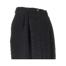 Grain de poudre wool skirt