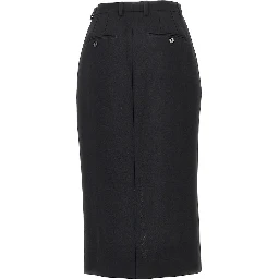 Grain de poudre wool skirt