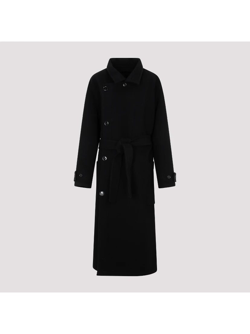 Lemaire Wrap Wool Coat
