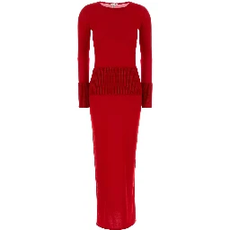 BODYCON DRESS MULTI GAUGE MERINO