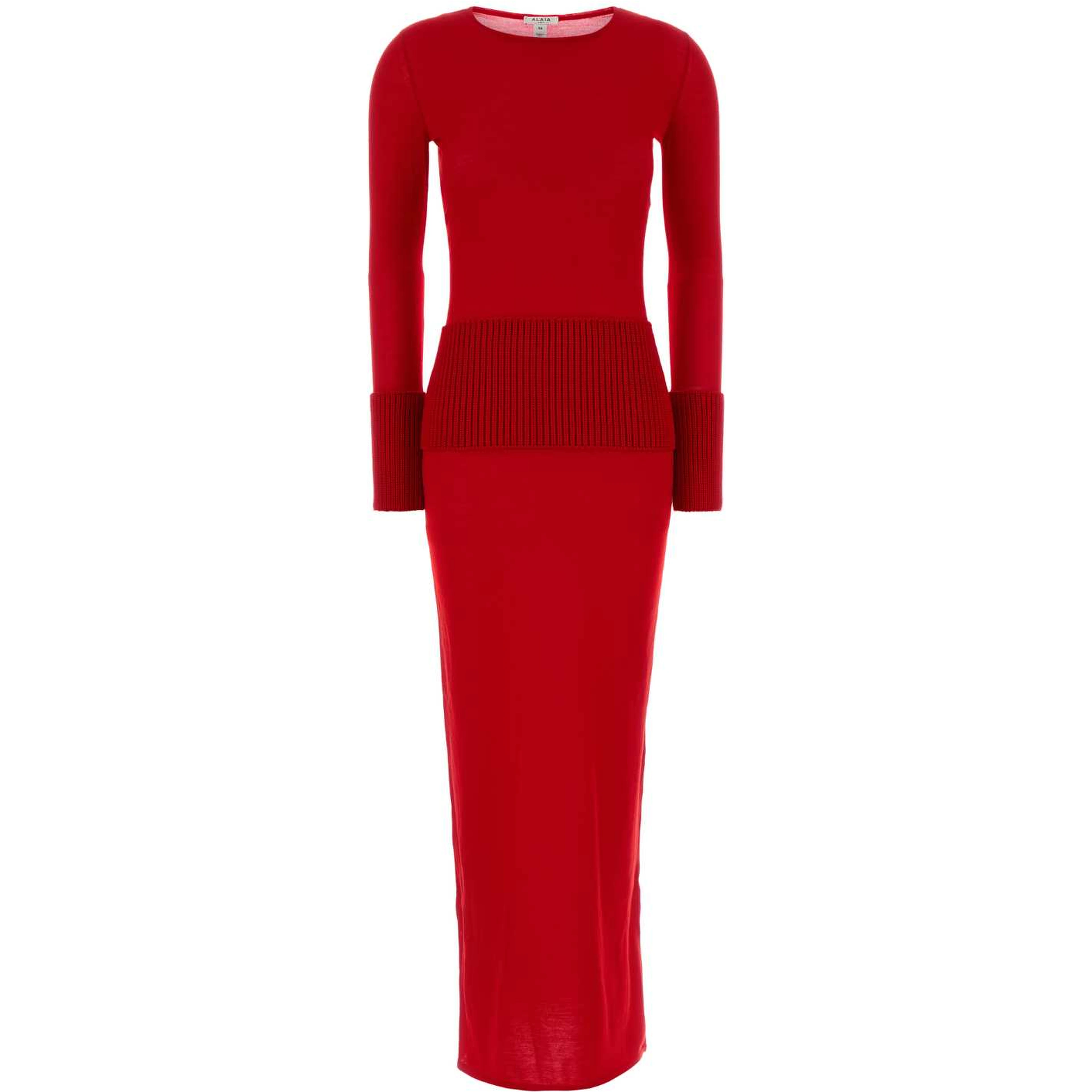 BODYCON DRESS MULTI GAUGE MERINO
