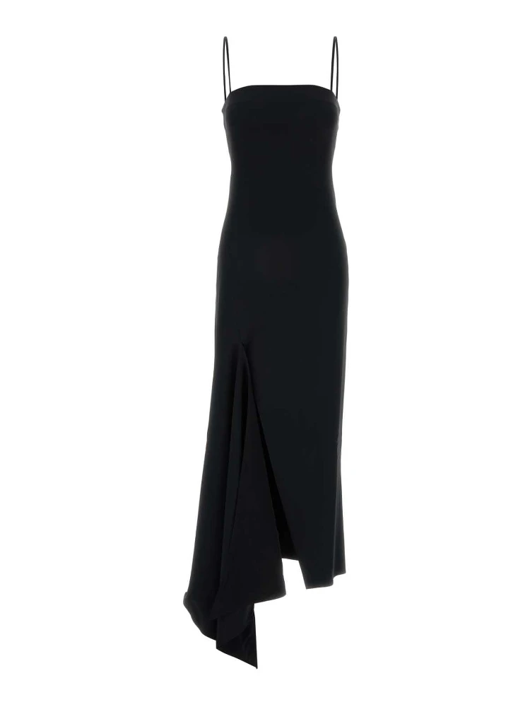 SLICED LONG SLIT DRESS