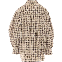 GANNI Shirts Beige