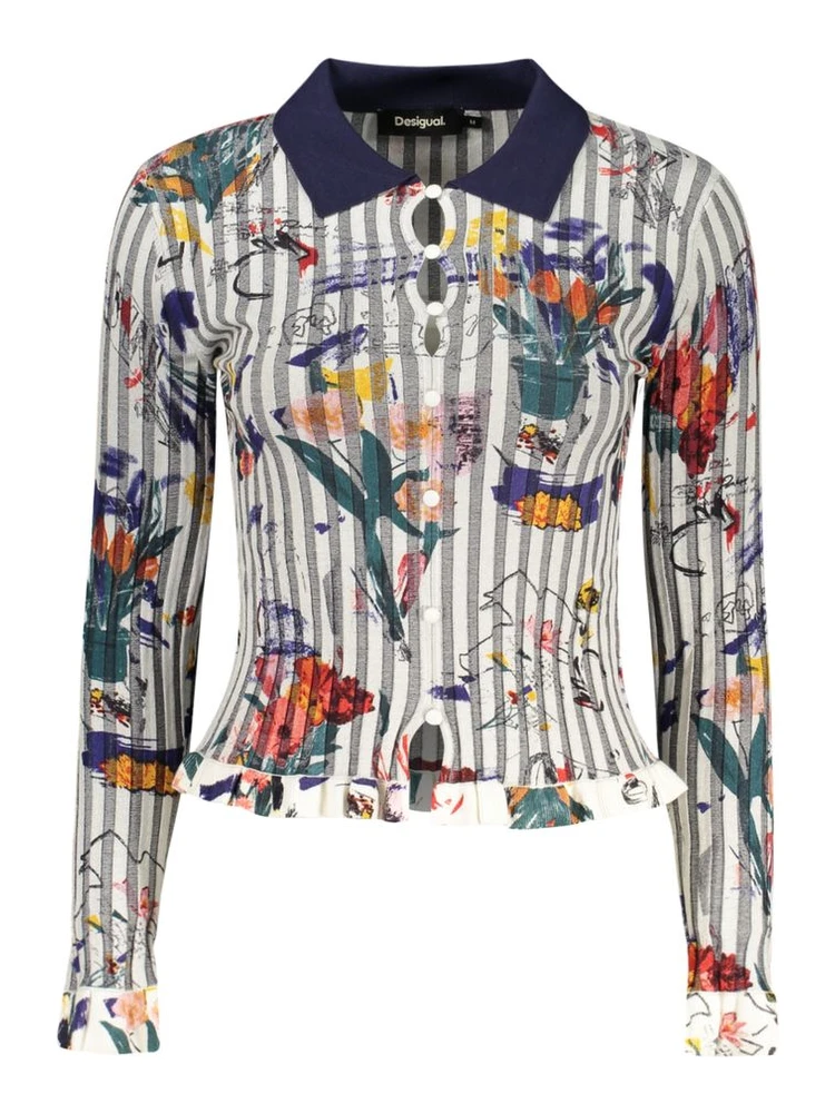 White Viscose Women's Sweater