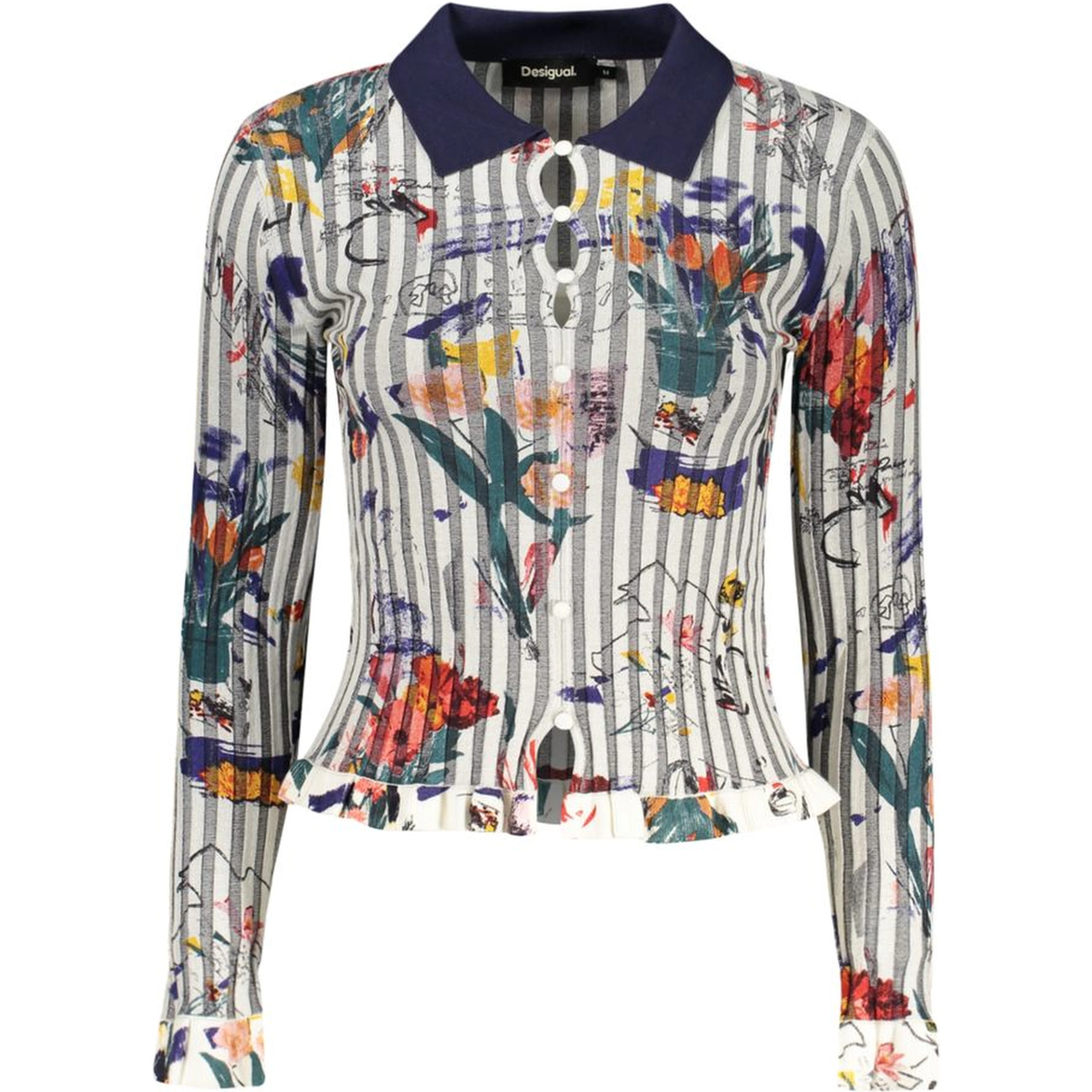 White Viscose Women's Sweater