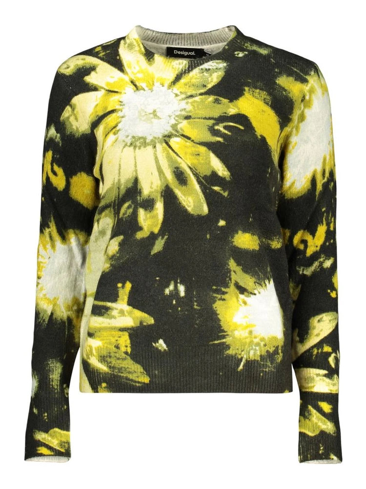 Black Acrylic Womens Sweater