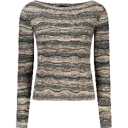 Black Cotton Women's Sweater