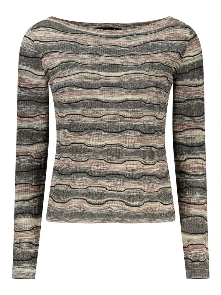 Black Cotton Women's Sweater