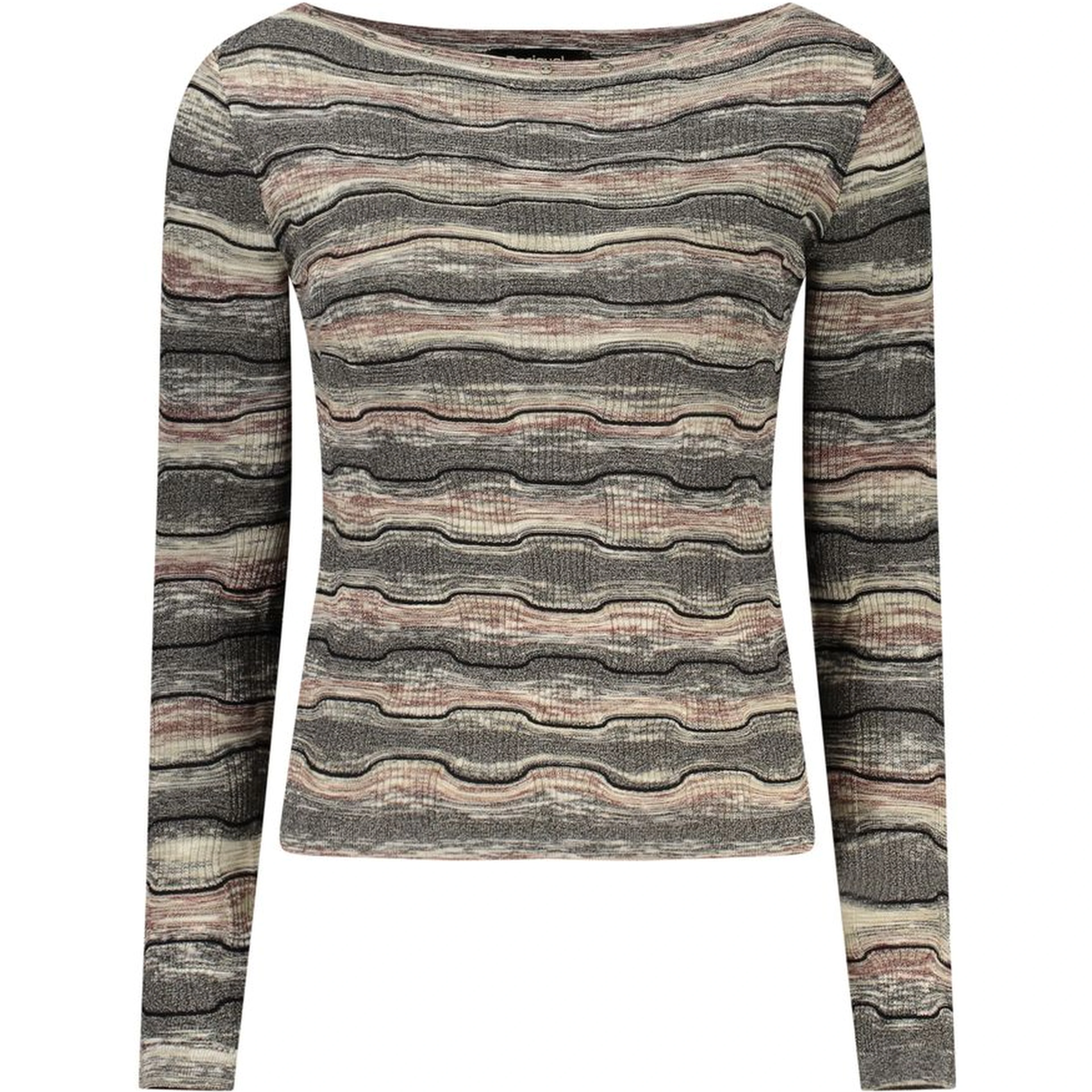 Black Cotton Women's Sweater