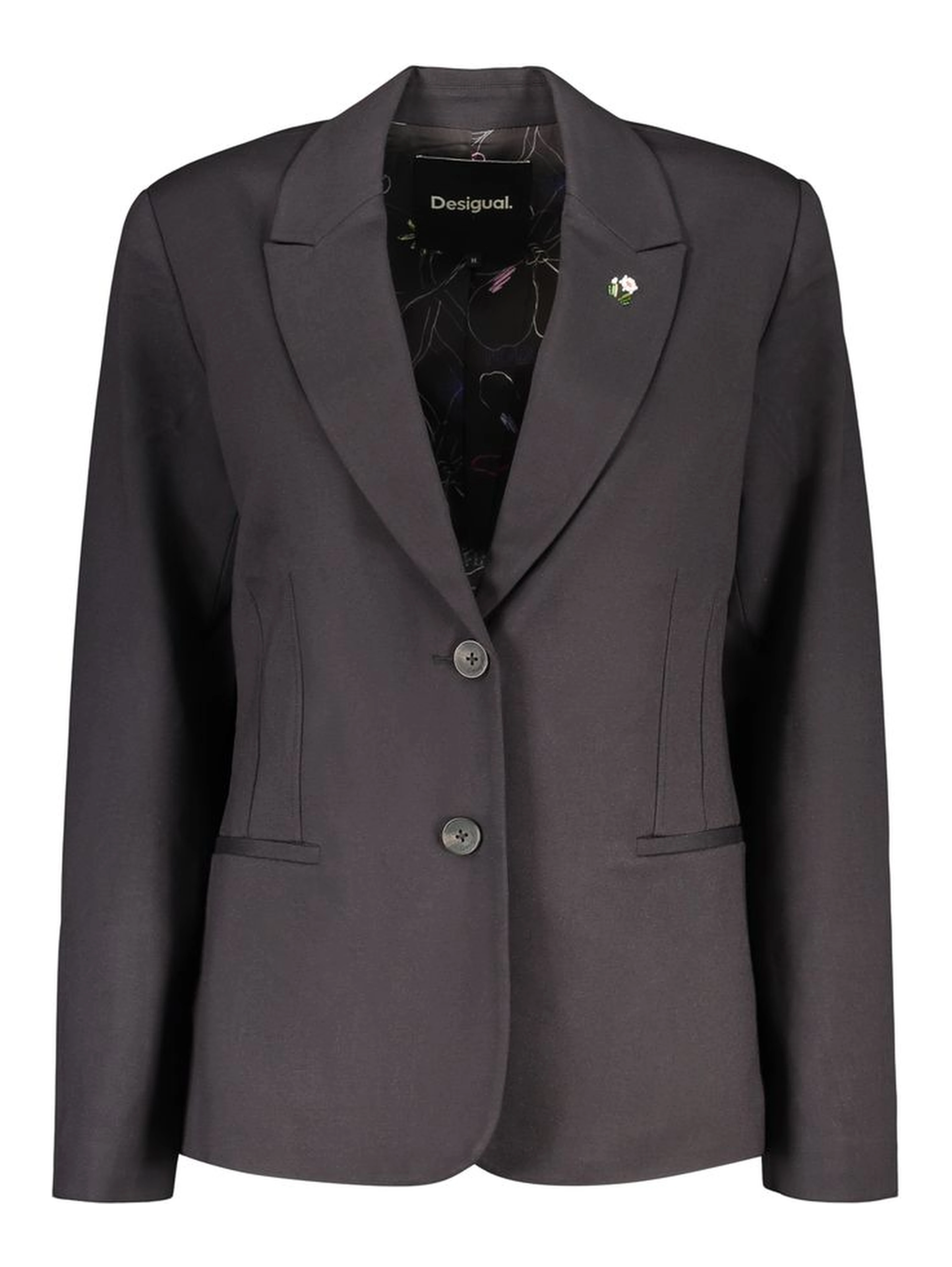 Black Viscose Womens Jacket
