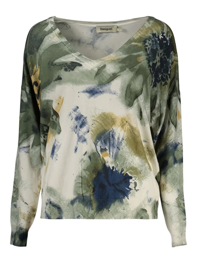 Green Viscose Womens Sweater