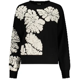 Black Wool Womens Sweater