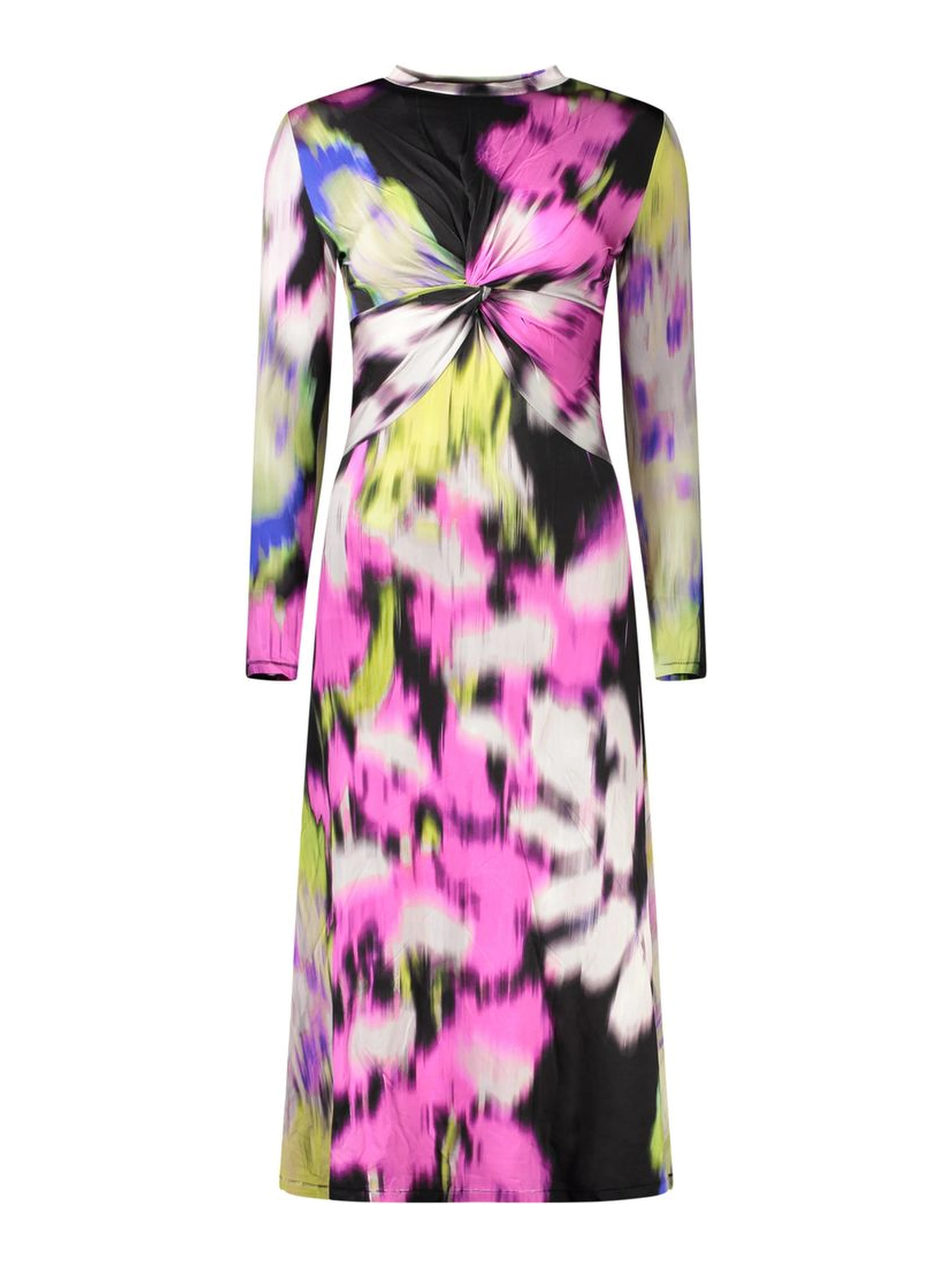 Pink Viscose Women Dress