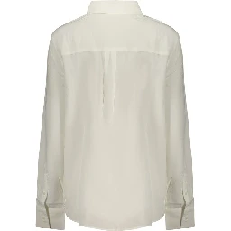 Bianco Viscose Women's Shirt