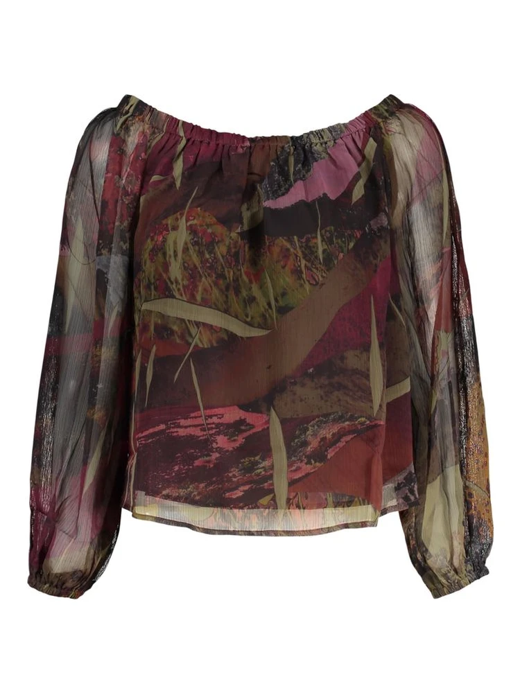 Green Polyester Women's Shirt