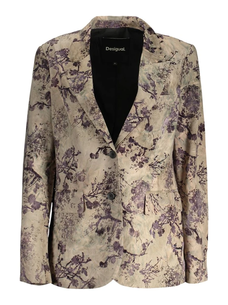 Green Polyester Women's Jacket
