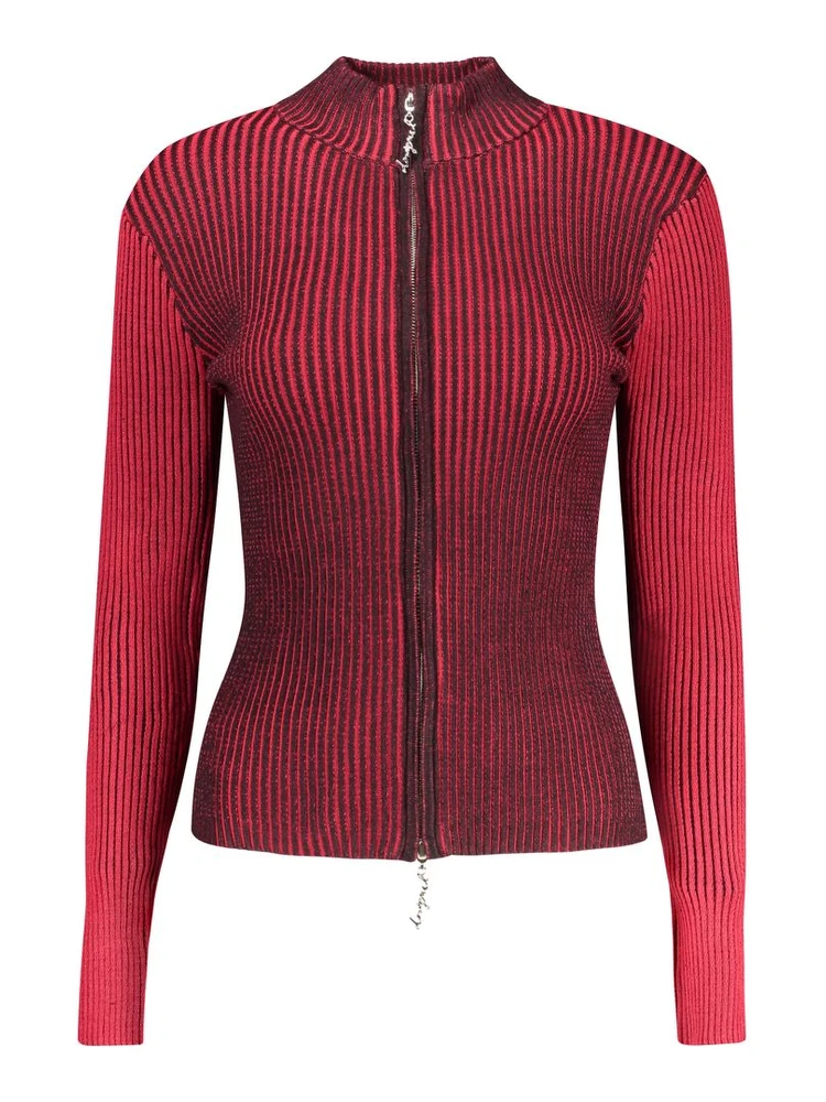 Red Viscose Women's Top