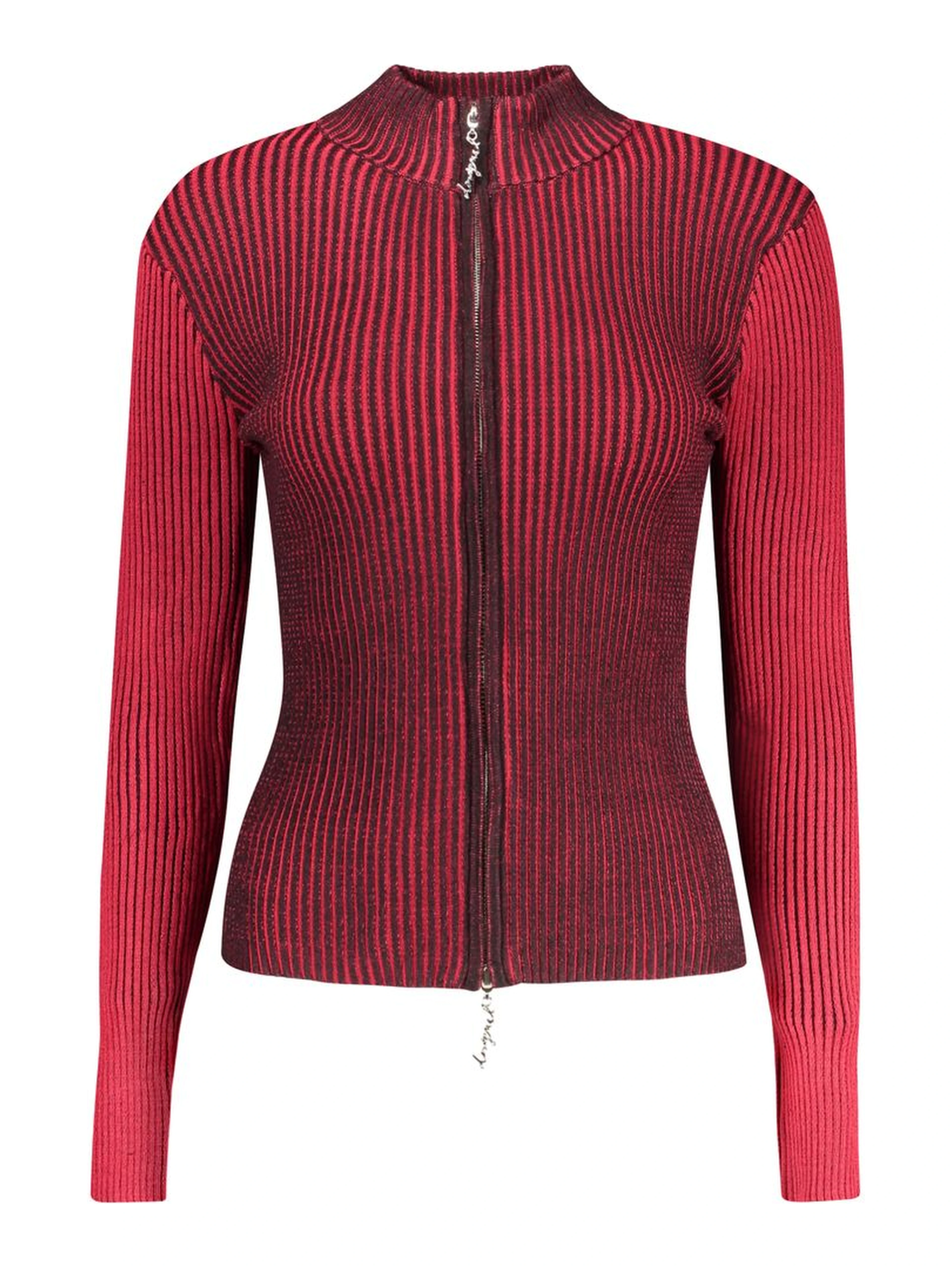 Red Viscose Women's Top