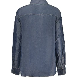 Blue Lyocell Womens Shirt