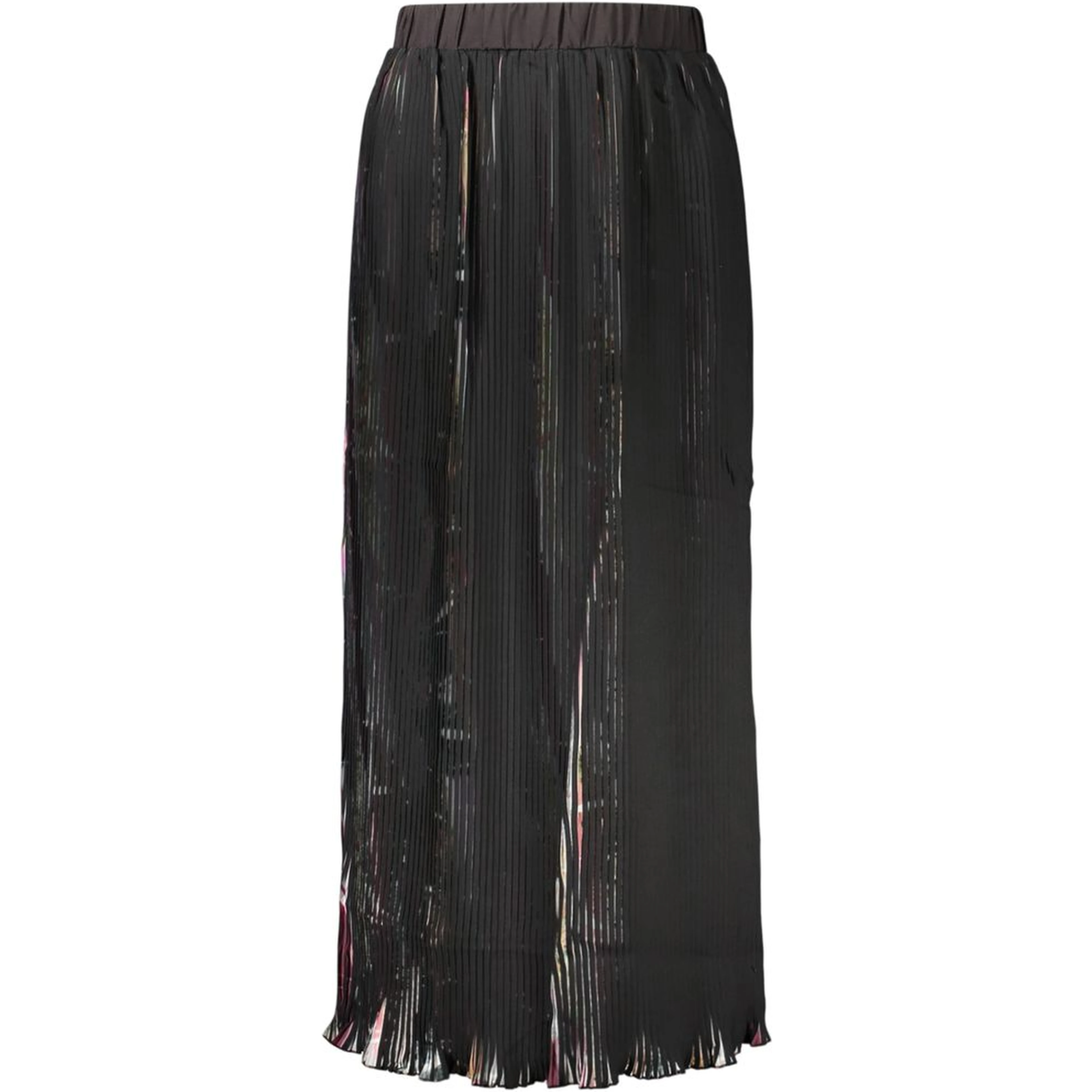Black Polyester Women's Skirt