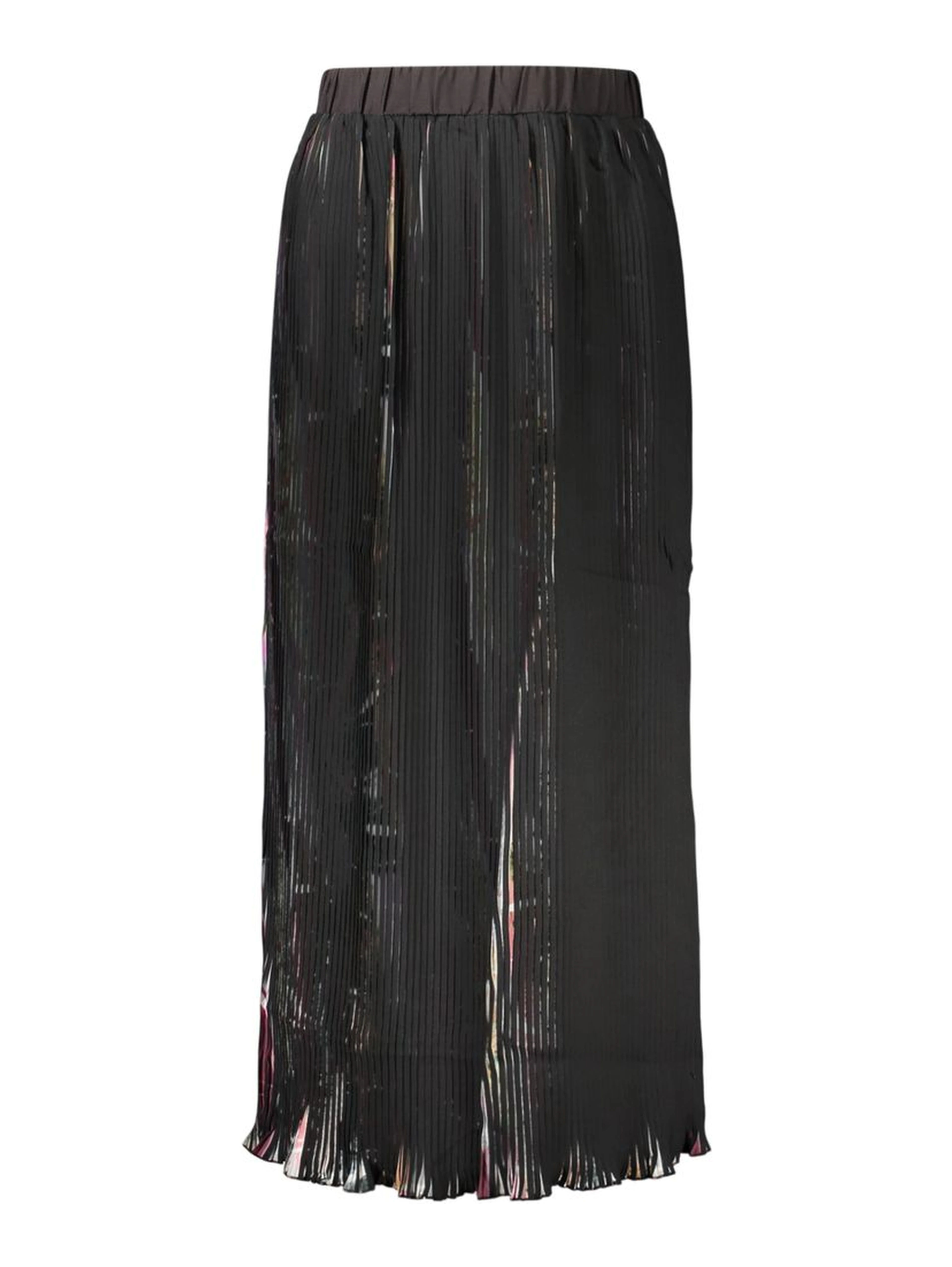 Black Polyester Women's Skirt