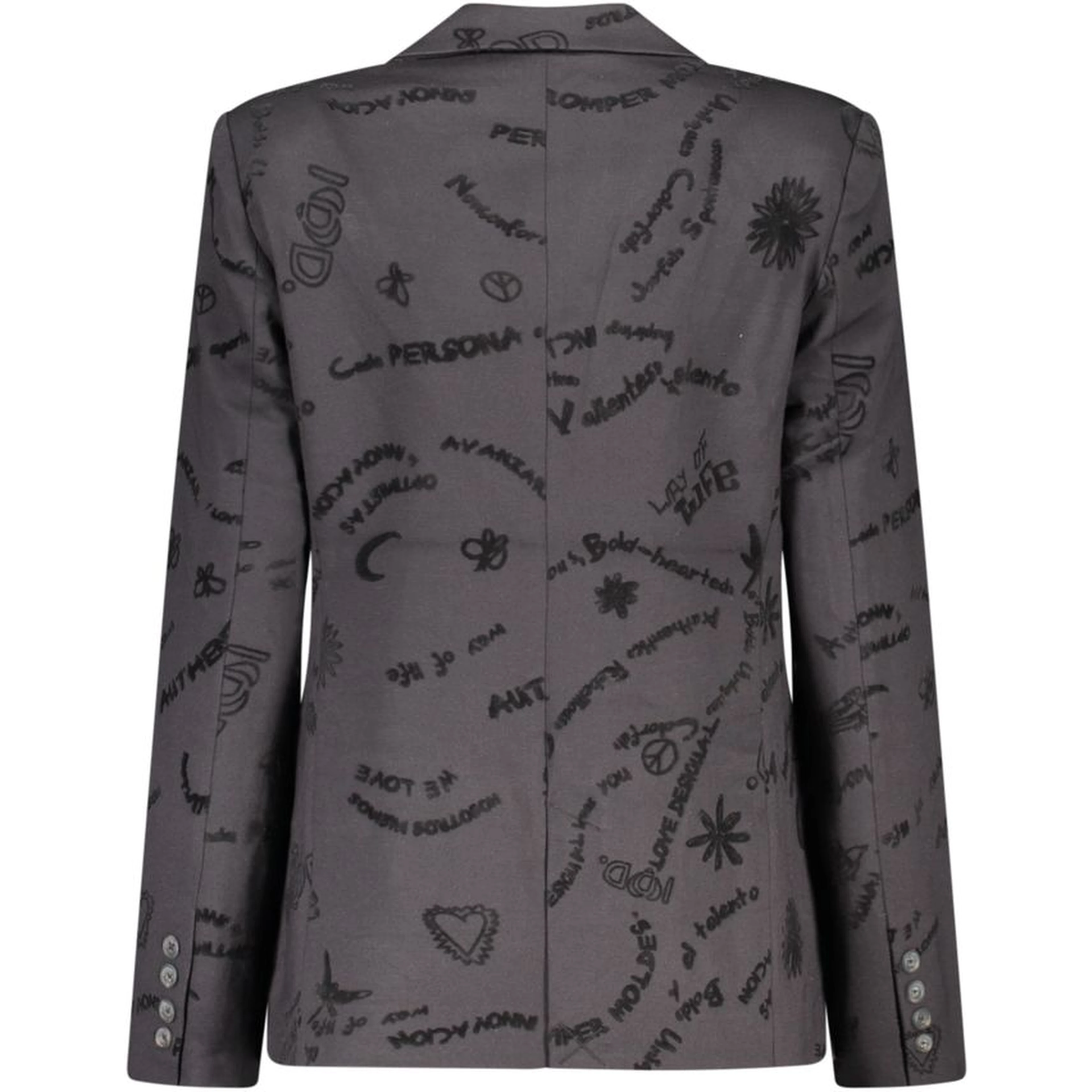 Nero Viscose Women Jacket