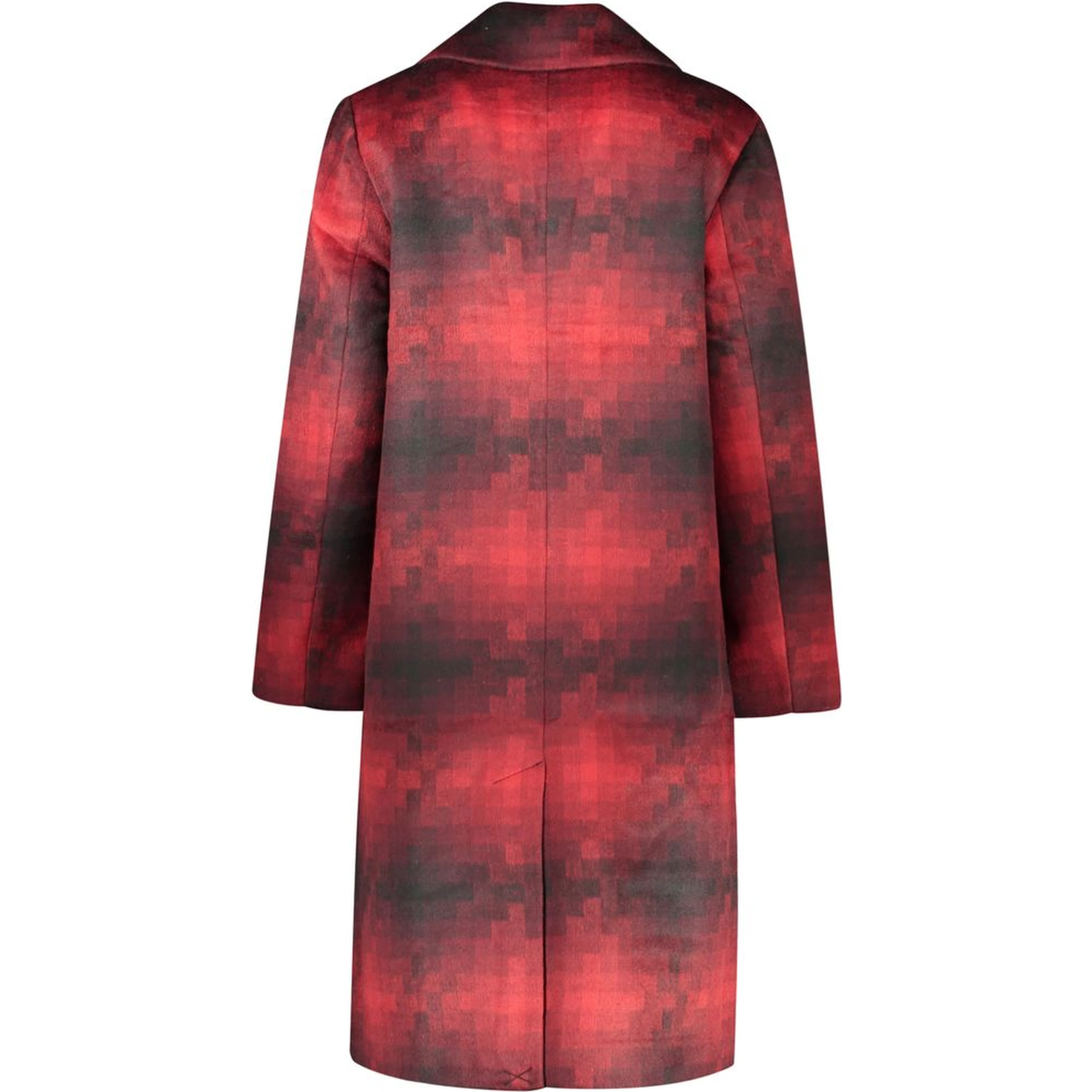 Red Polyester Womens Jacket