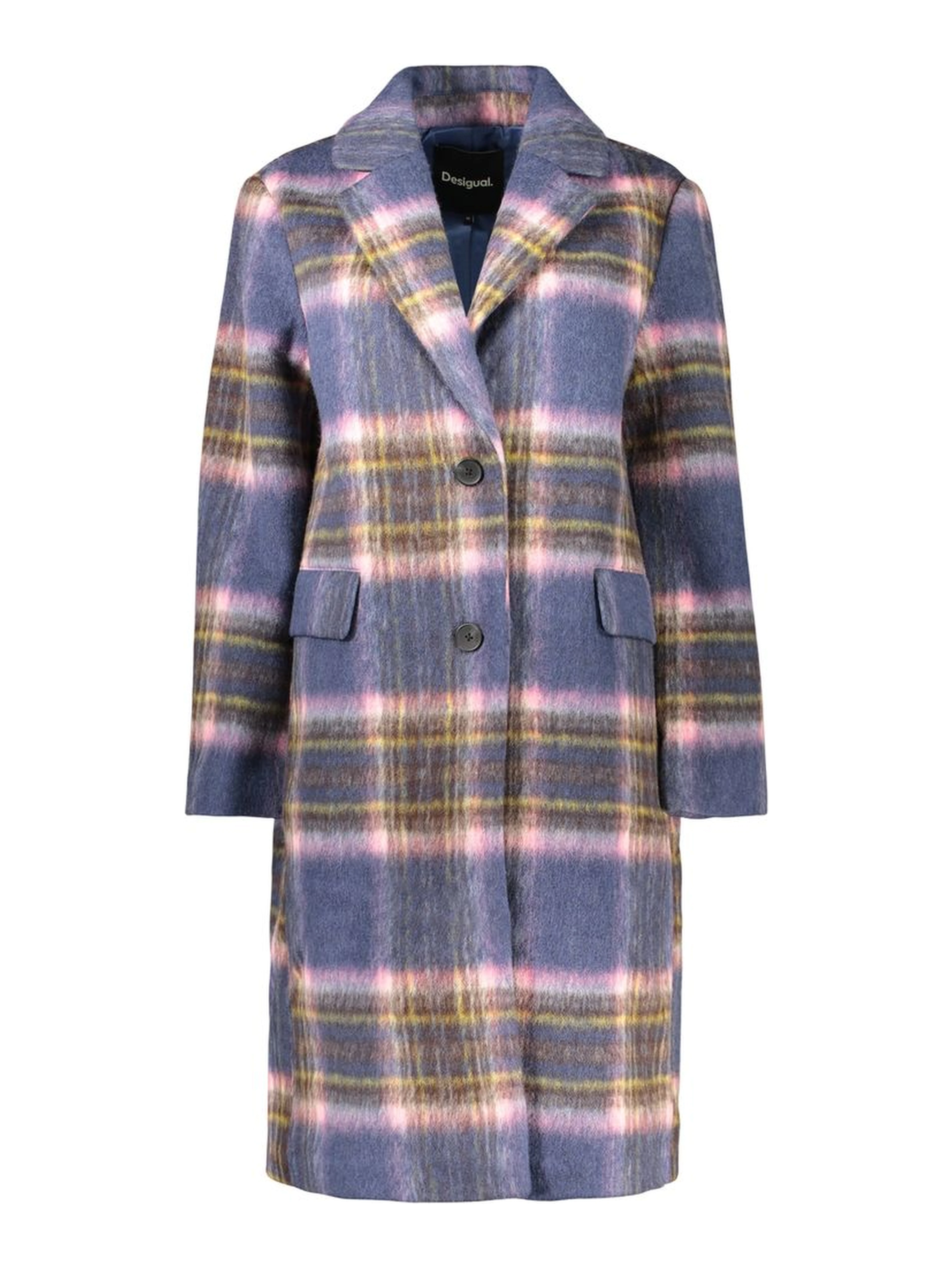 Blue Polyester Women's Jacket
