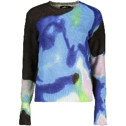 Blue Acrylic Women's Sweater