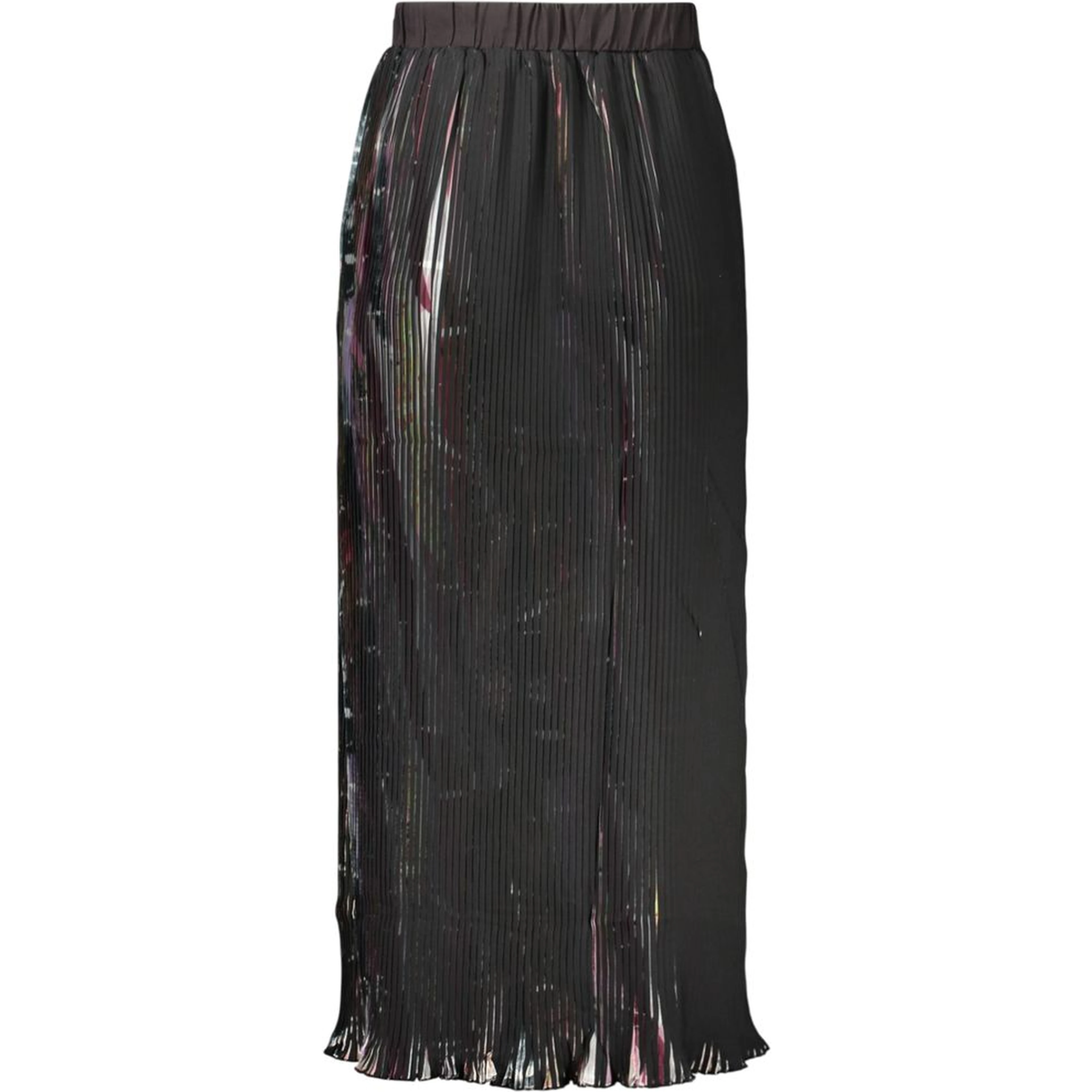 Black Polyester Women's Skirt