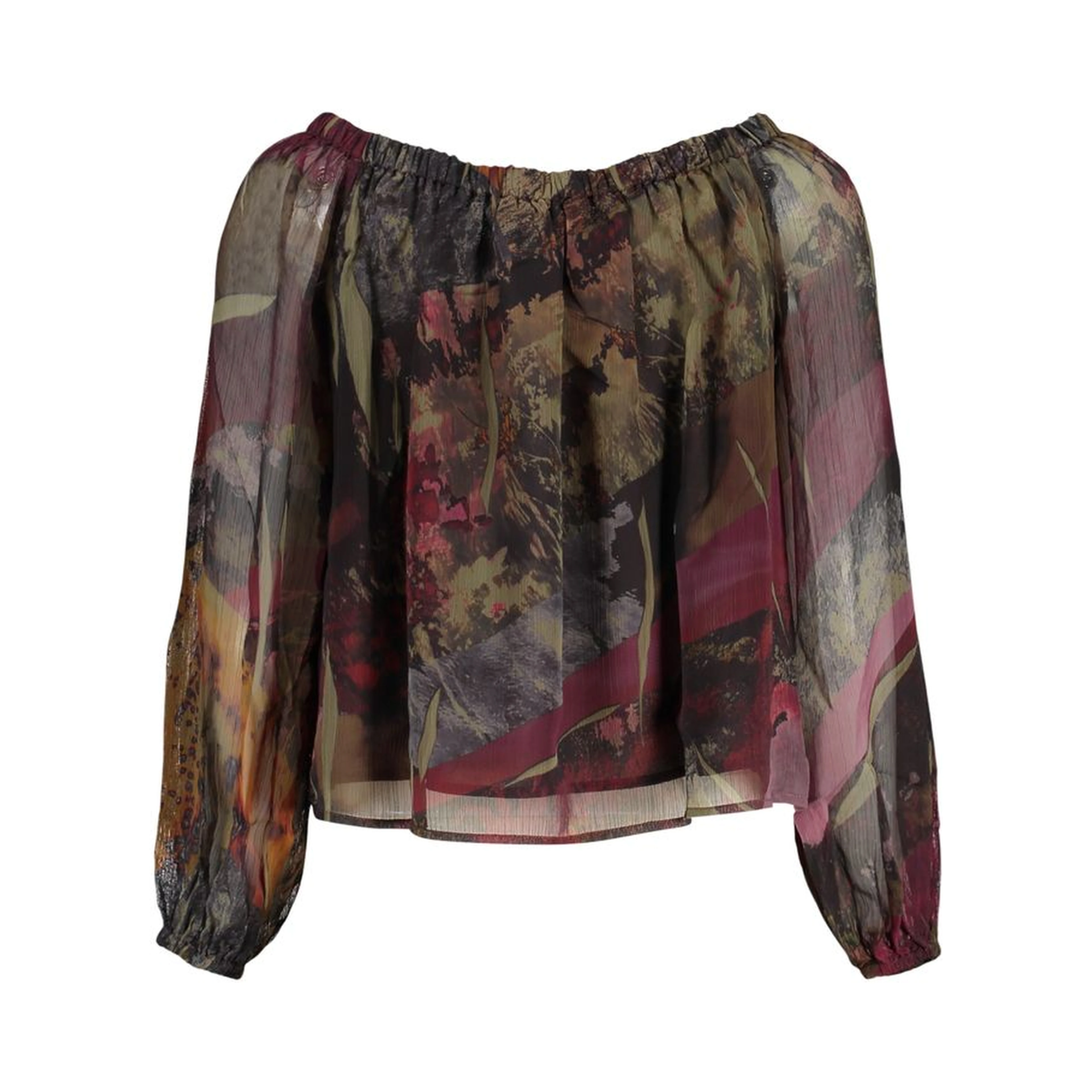 Green Polyester Women's Shirt