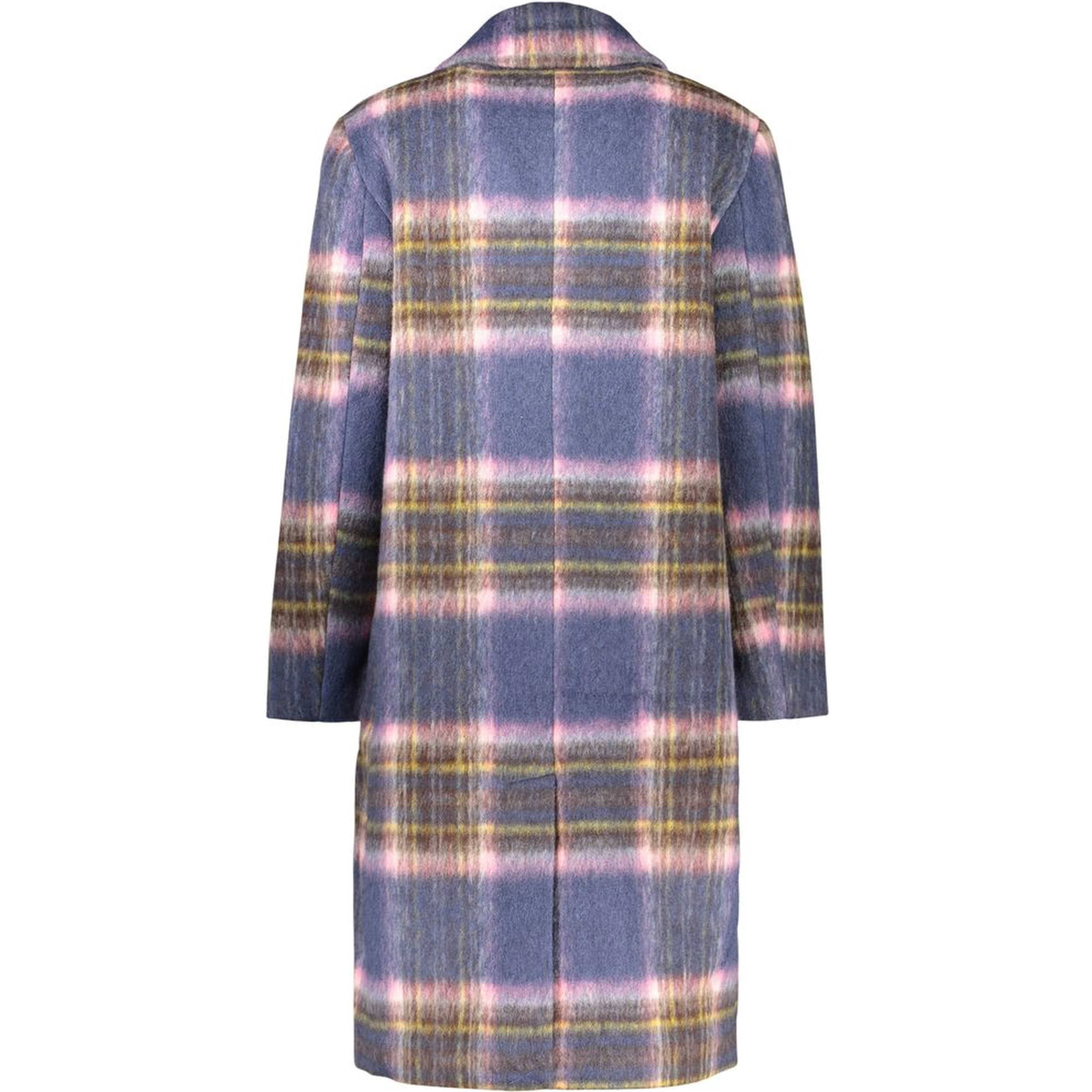 Blue Polyester Women's Jacket