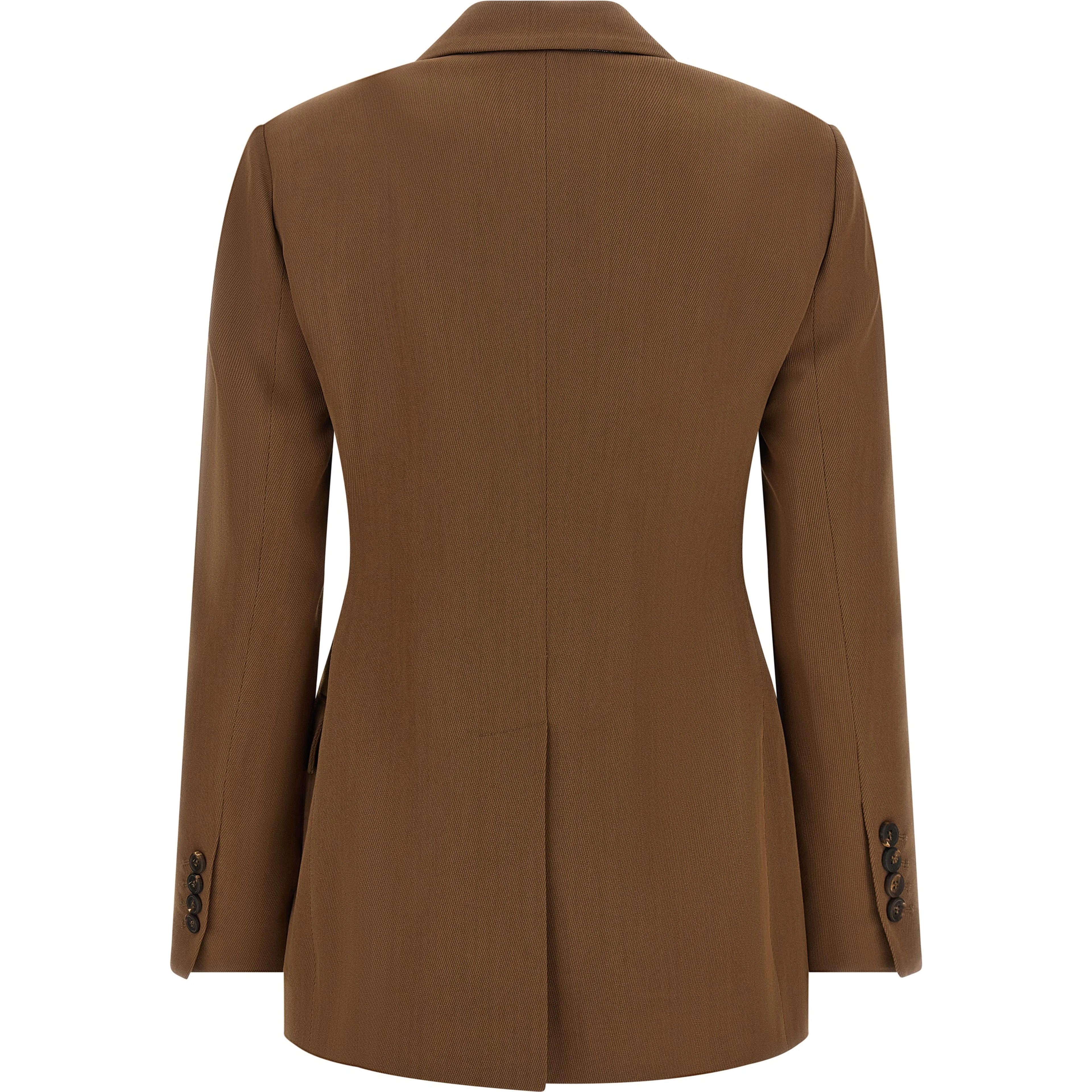 Brown Virgin Wool Blazer