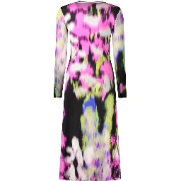 Pink Viscose Women Dress