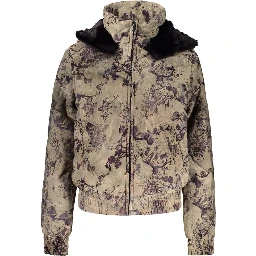 Green Polyester Women's Jacket