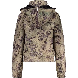 Green Polyester Women's Jacket