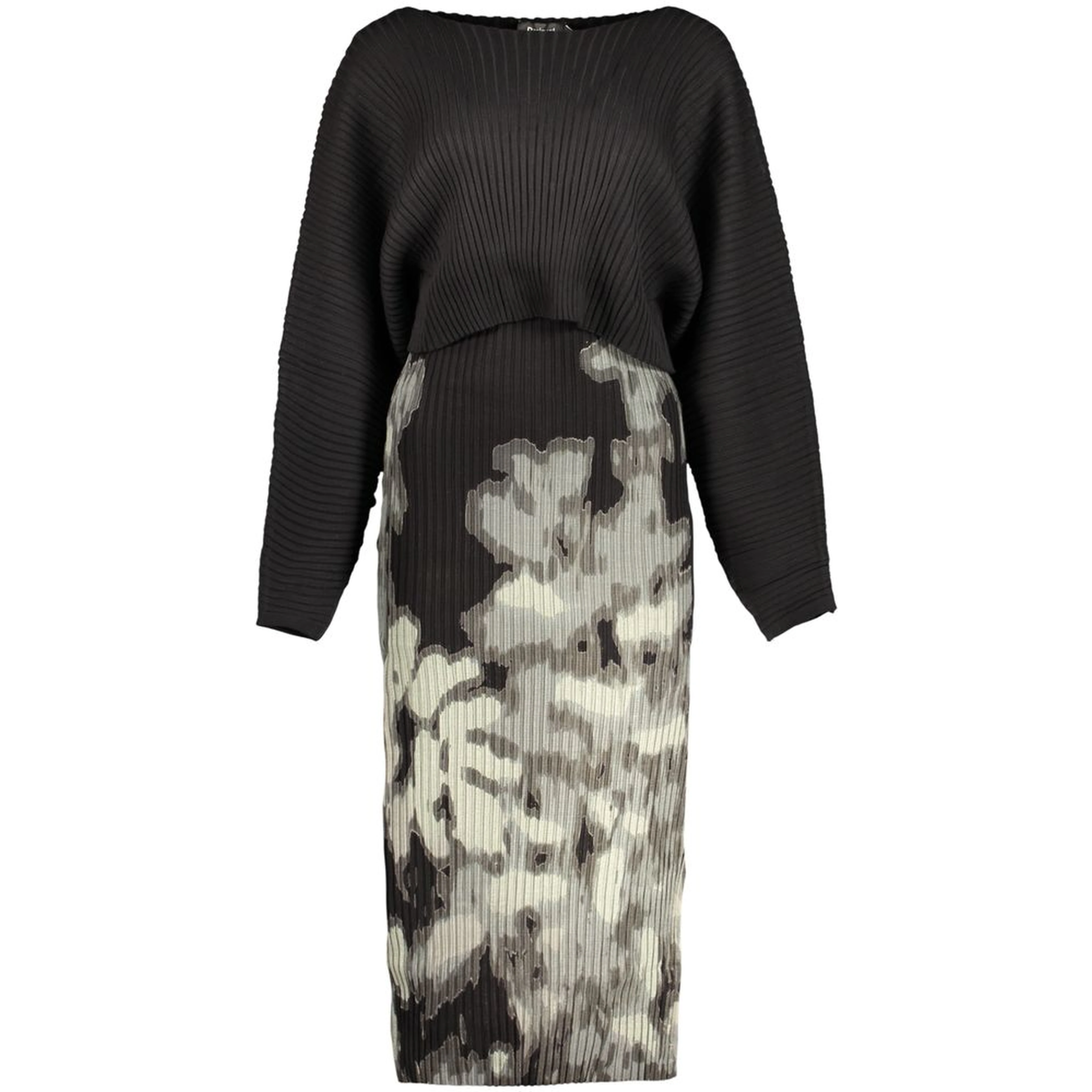 Black Viscose Womens Dress